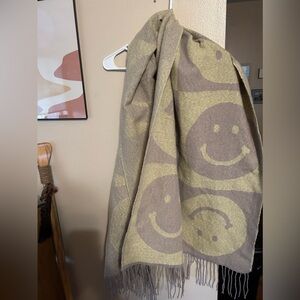 Smiley Oversized Scarf